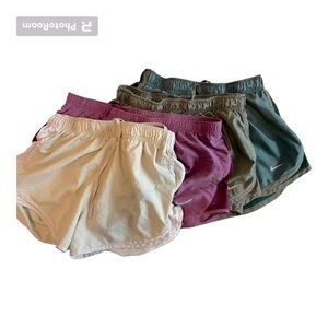 4 pair of Nike Dri Fit Shorts